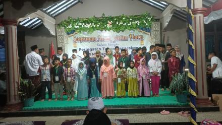 PERINGATI TAHUN BARU ISLAM & HUT RI 78, PEMDES BADAMITA SELENGGARAKAN SANTUNAN YATIM PIATU